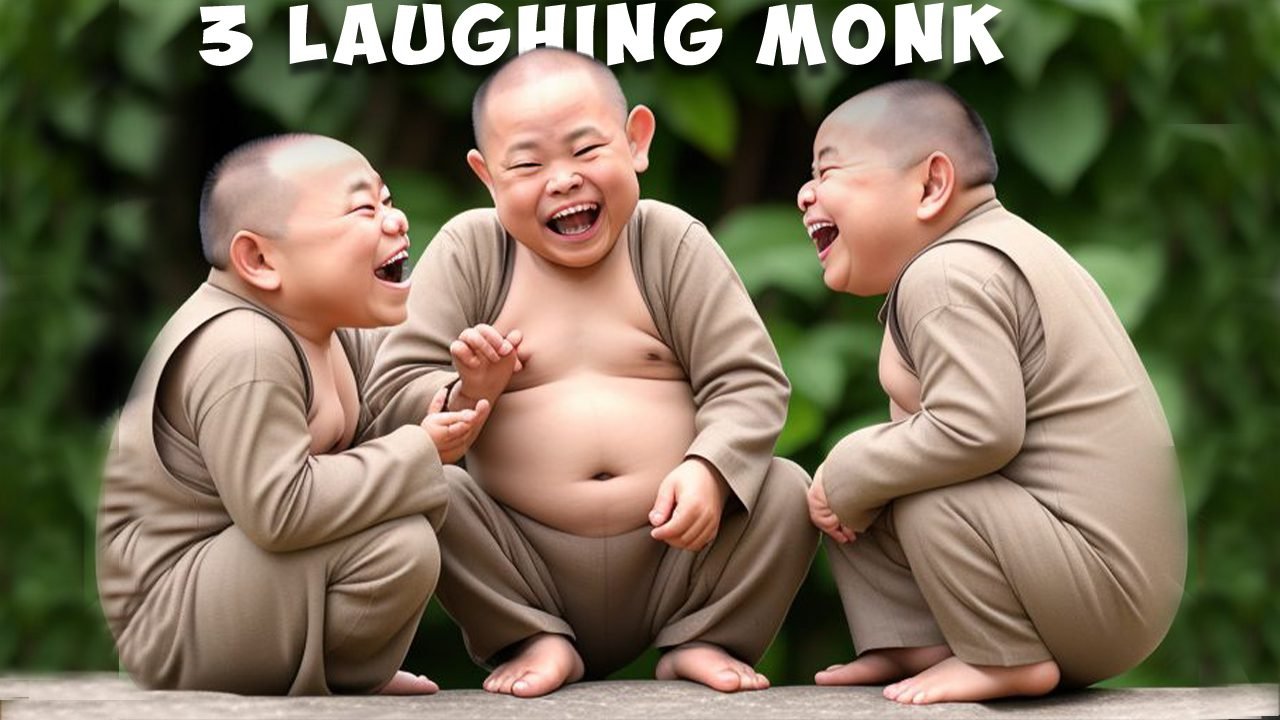 3 laughing monk story